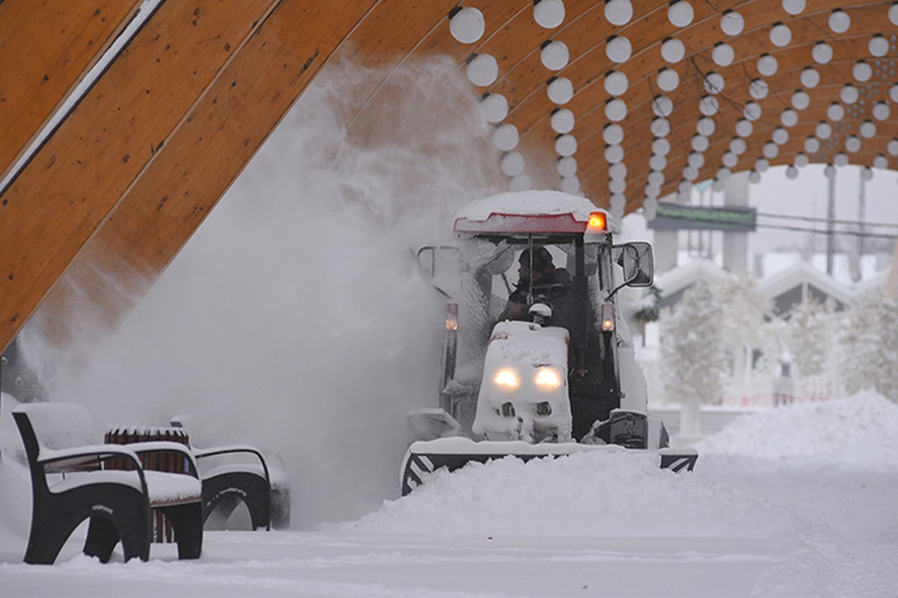 Более миллиона кубометров снега утилизировали в Москве за две недели