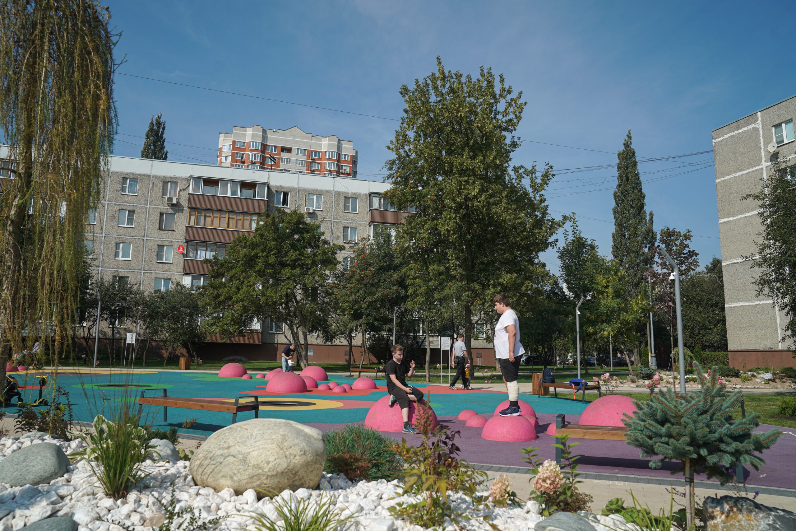 Новое общественное пространство создали в Щербинке
