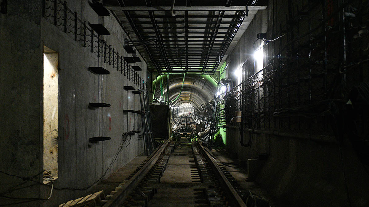 Проходка тоннелей между станциями метро «Мамыри» и «Бачуринская» готова на две трети