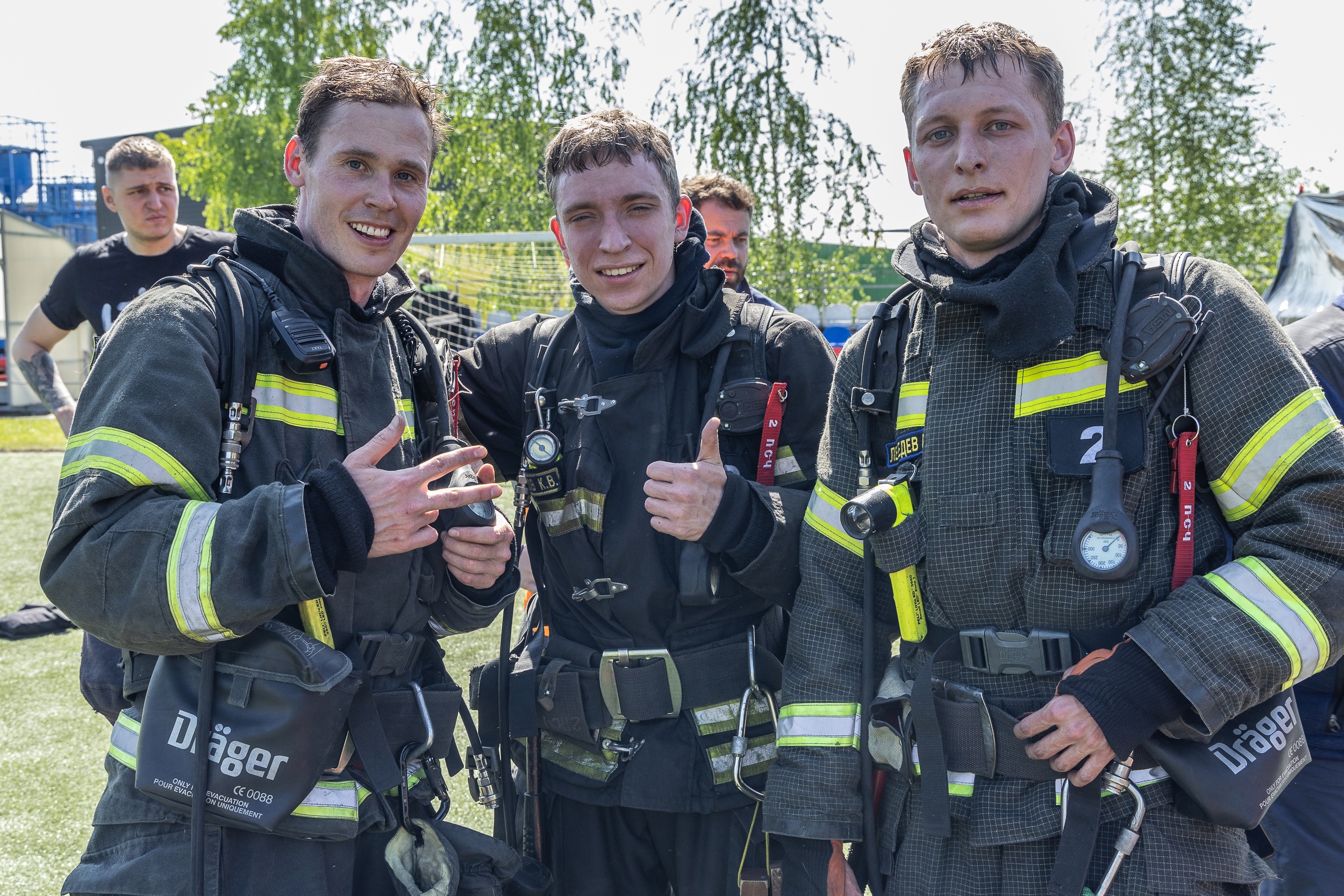 Лучшие газодымозащитники работают в Пожарно-спасательном центре столицы