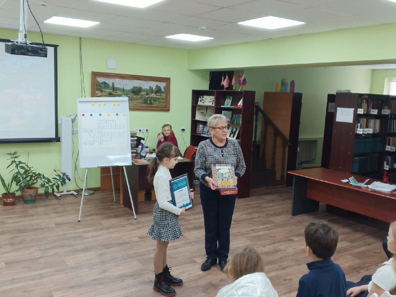 Литературно-игровую программу провели в библиотеке ДК «Юбилейный» Роговского